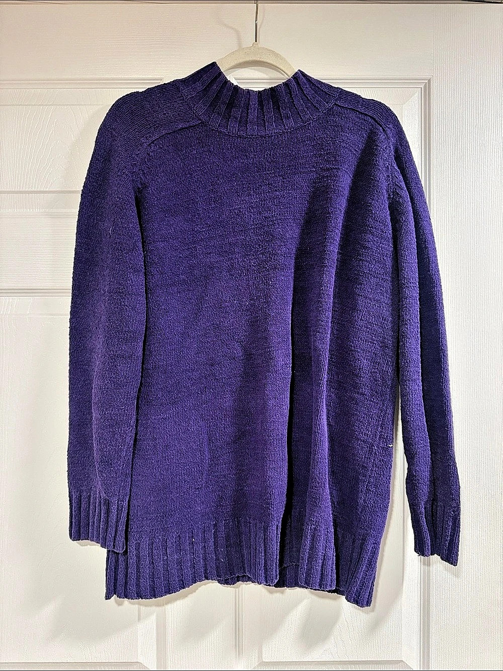 Jones New York Purple Turtleneck Sweater Size Small